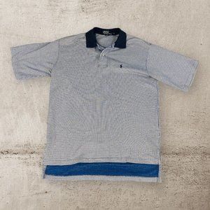 Vintage Polo Ralph Lauren Shirt Size M‎ Medium Made in USA Checkered Rare Rugby